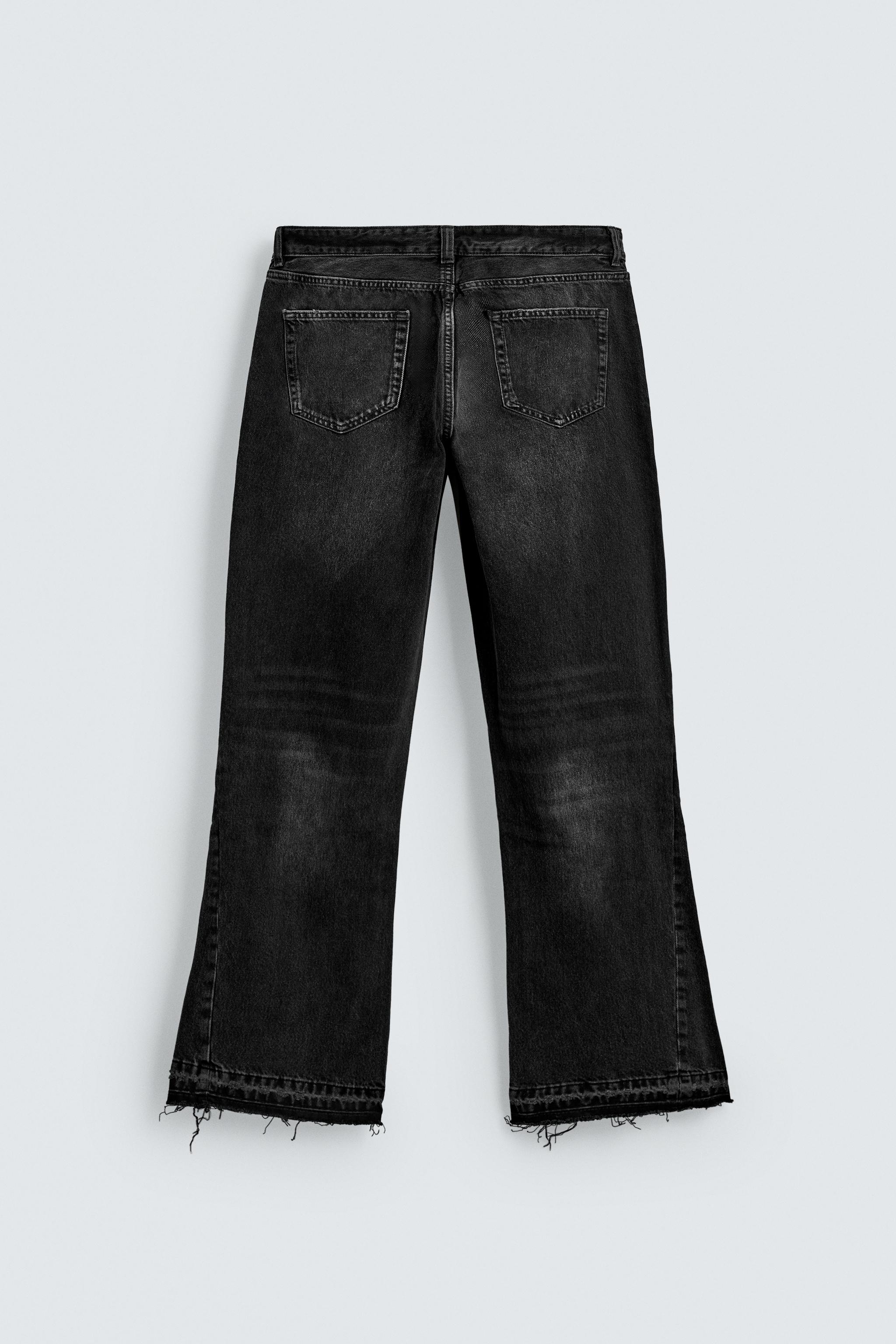 RIPPED FLARE FIT JEANS